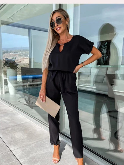 Merche Patty Jumpsuit mit fester Farbe