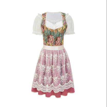Bunte bayerische Tracht