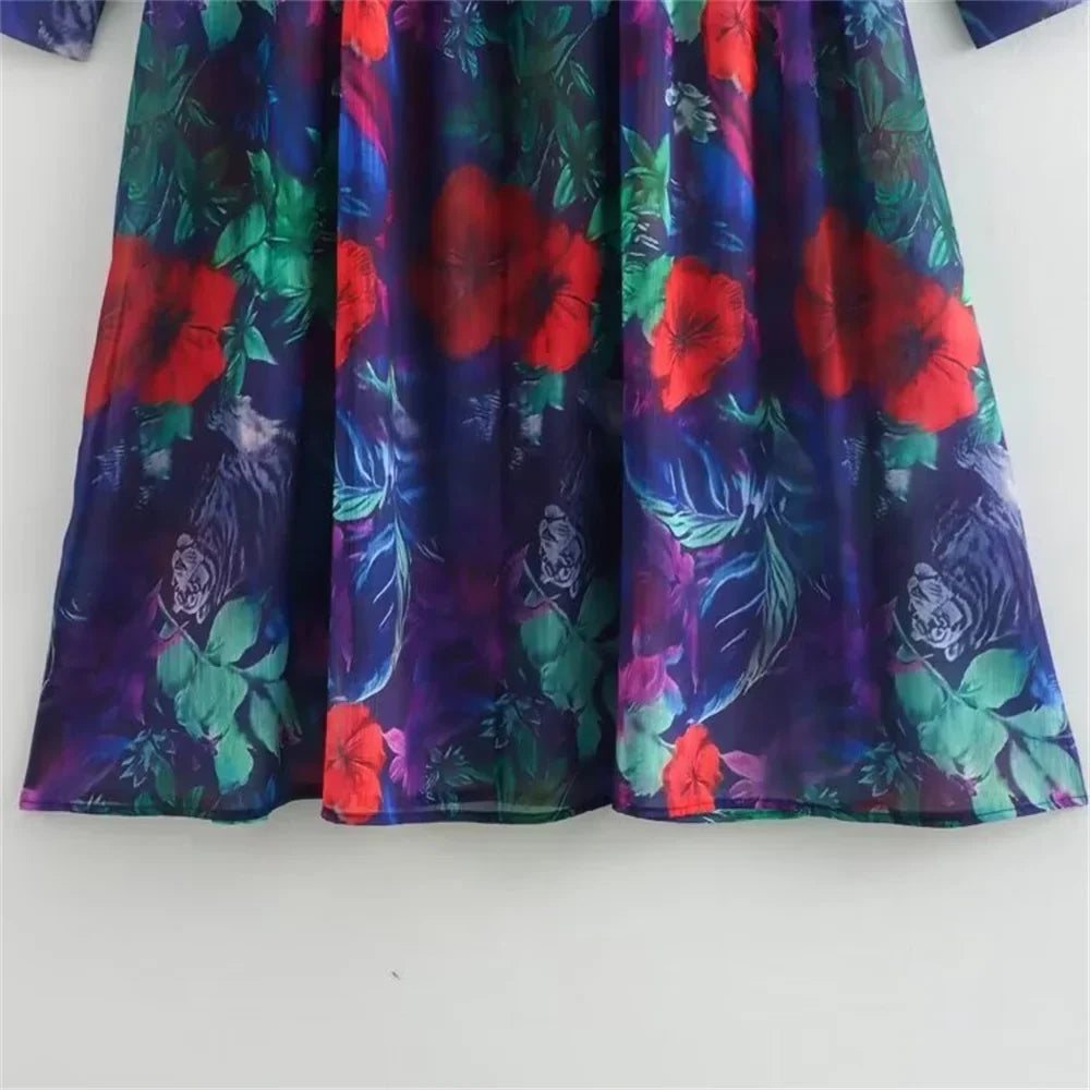 Merche - Kleid - Spitze - Locker - Blumen - Herbst