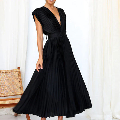 Trendy Damen Rüschenkleid