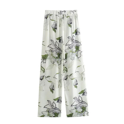 Merche - Lässiges, lockeres Revers-Shirt - Weite Hosen - Alle Jahreszeiten