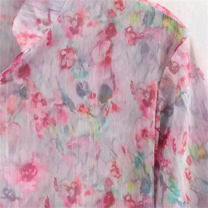 Merche - Kleid - Casual Loose - Blumen - Herbst
