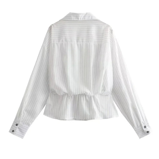 Merche - Oberteile - Polyester - Langarm - Slim Fit - Streifenshirt - Sommer