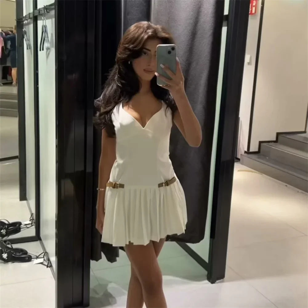 Merche - Kleid - Modisch - Gürteldekoration - Sommer