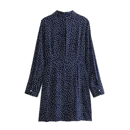 Merche - Kleid - Slim Fit, Umlegekragen - Casual - Herbst