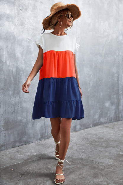 Sommerliches buntes Kleid für Damen