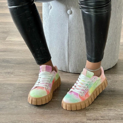 Modische orthopädische Damen-Sportschuhe mit Plateausohle