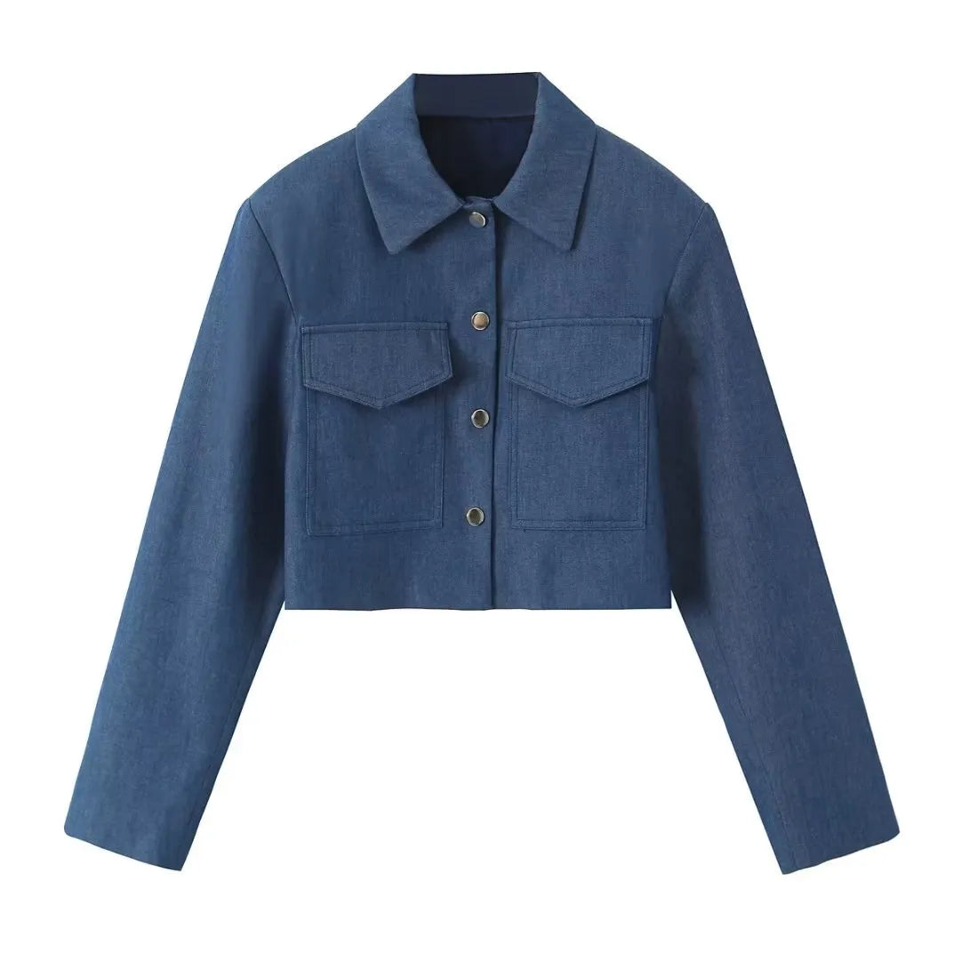Merche langärmeliges Streetwear-Set mit Kragen