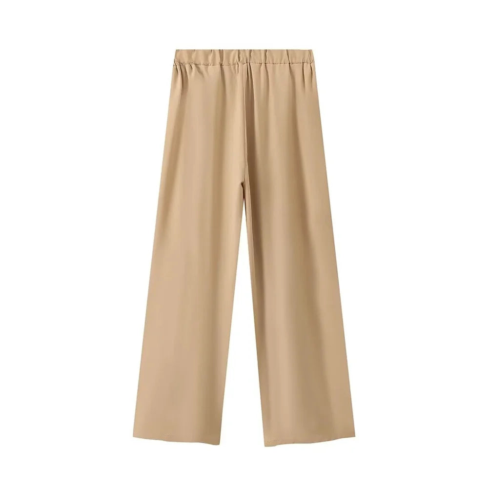 Merche - Shirt und Hose Set - Farbige kurze Ärmel - Weite Beine - Alle Jahreszeiten