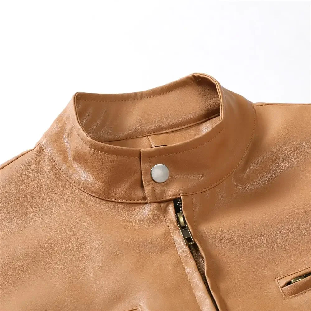 WW | Zeitlose Lederjacke Mit Biker Flair
