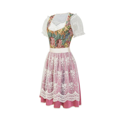 Bunte bayerische Tracht