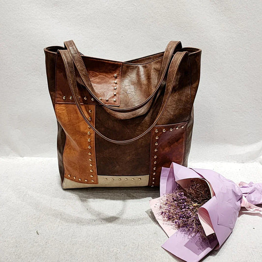 WW | Weinlese Patchwork Ledertasche