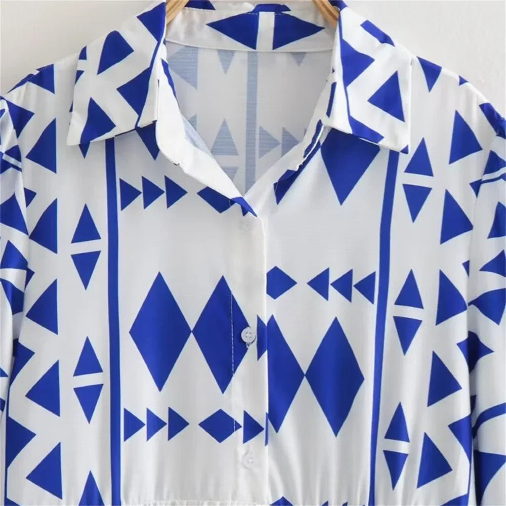 Merche - Kleid - Lässig, Locker, Leinenimitat - Herbst
