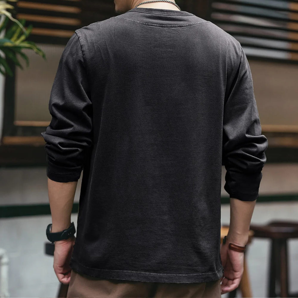 WW | Zeitloses Langarmshirt Für Männer