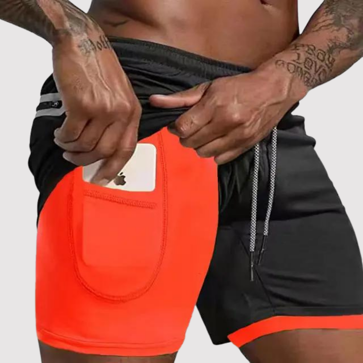 Albert - Double-Layer-Laufshorts für Männer