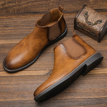 WW | Zeitlose Leder-Stiefeletten