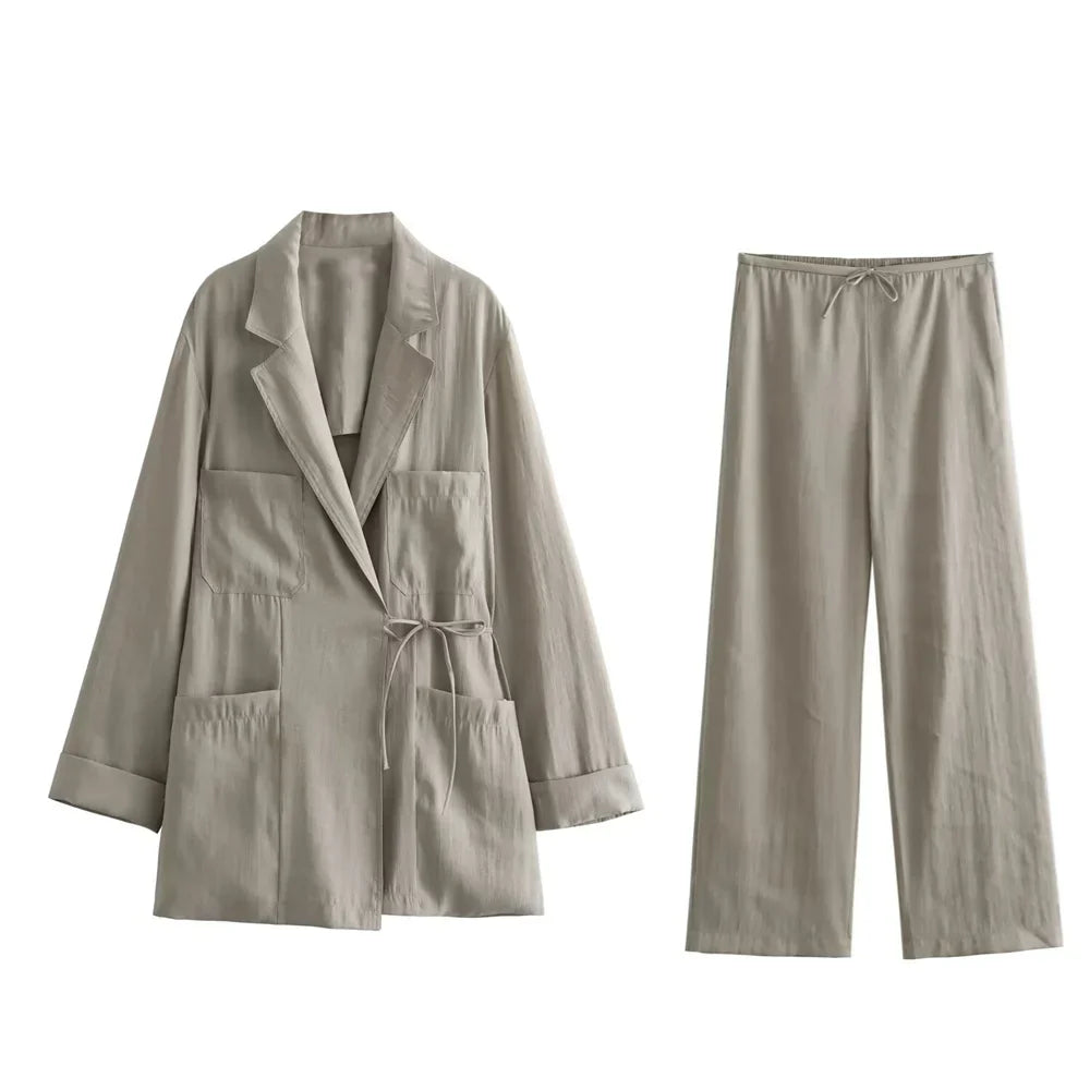 Merche - Outfit-Sets - Polyester - Double Flap Drop Coat - Panjama - Sommer
