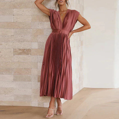Trendy Damen Rüschenkleid