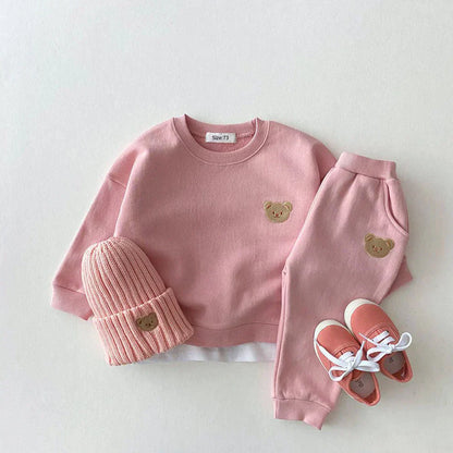 Langarm-Baby-Kleidungsset