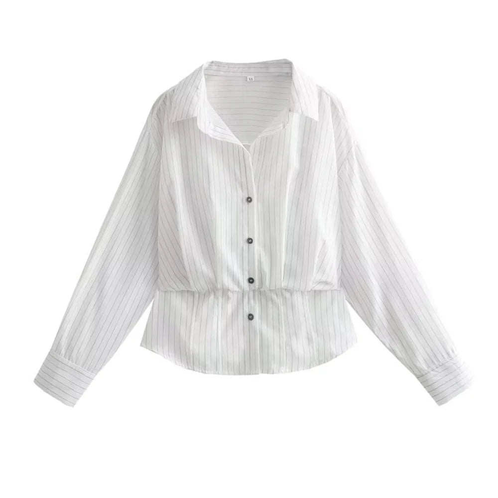 Merche - Oberteile - Polyester - Langarm - Slim Fit - Streifenshirt - Sommer
