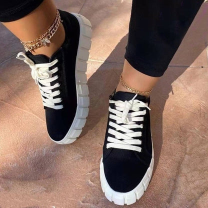 Modische orthopädische Damen-Sportschuhe mit Plateausohle