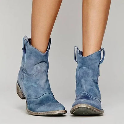 WW | Weinlese Cowboy Stiefeletten Für Frauen