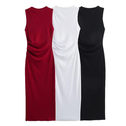 Merche - Kleid - Schmale Passform - Gefaltetes Garn - Sommer