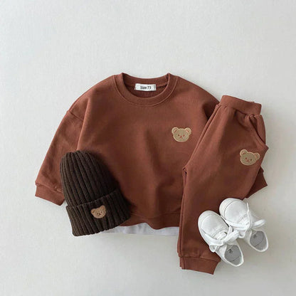 Langarm-Baby-Kleidungsset