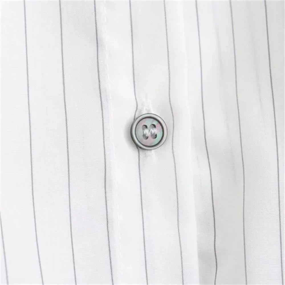 Merche - Oberteile - Polyester - Langarm - Slim Fit - Streifenshirt - Sommer