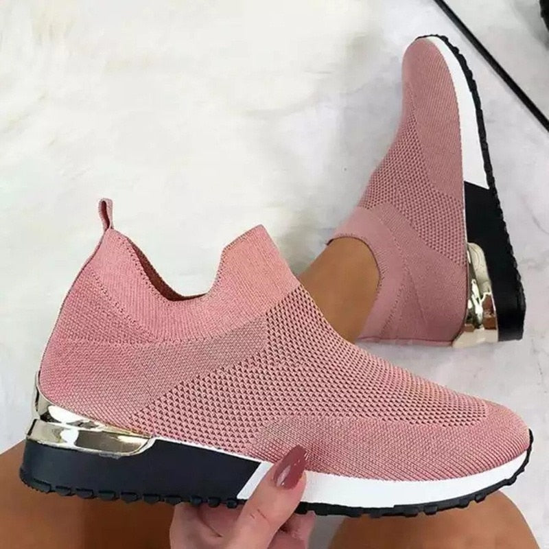 Elastische Slip-On-Sneaker