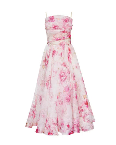 kleid mit bedruckter krawatte