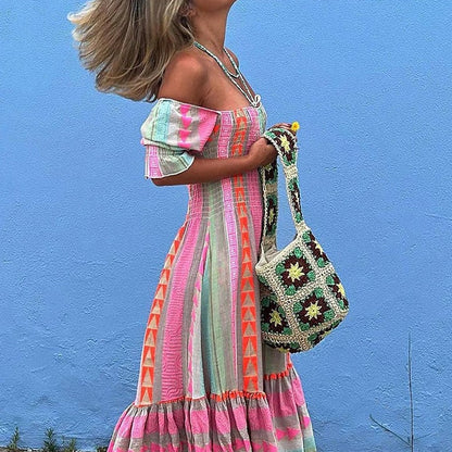 Damen Stylisches Sommerkleid