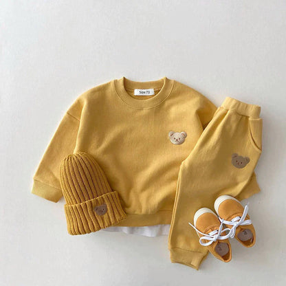 Langarm-Baby-Kleidungsset