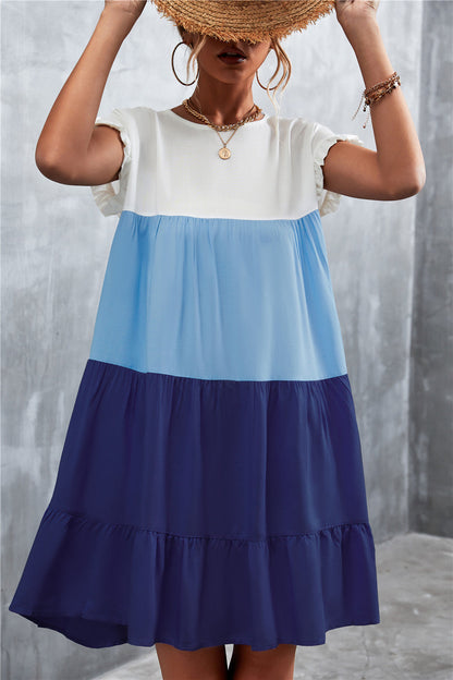Sommerliches buntes Kleid für Damen