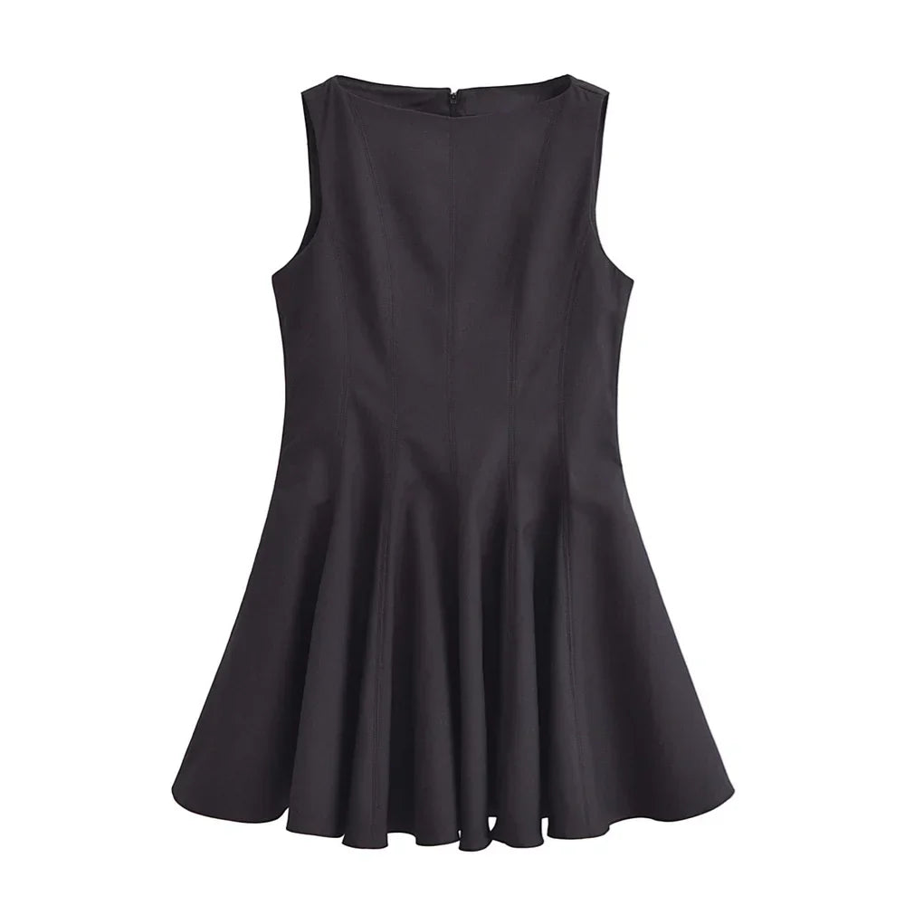 Merche - Slim Fit Ärmelloses Kleid - Strukturiert - Sommer