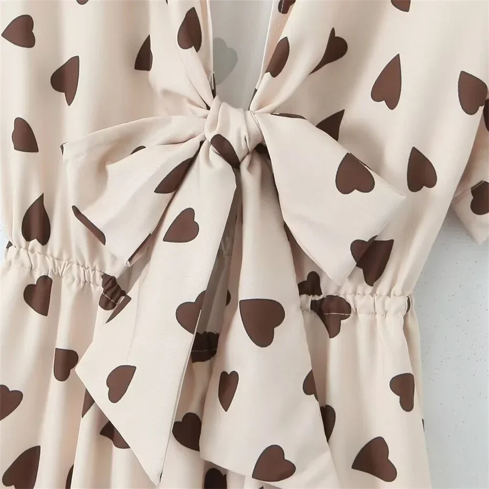 Merche - Kleid - Eng anliegend, Pendeln - Innenfutter, Love Print - Herbst