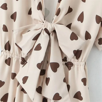 Merche - Kleid - Eng anliegend, Pendeln - Innenfutter, Love Print - Herbst