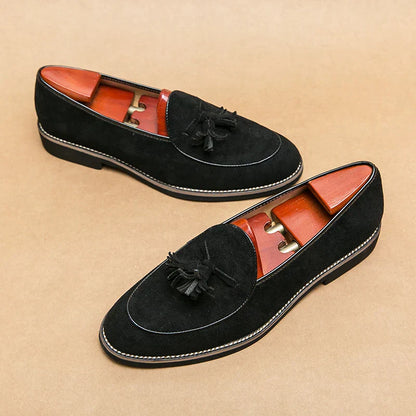 Comfort - Wildleder-Loafer mit Quasten
