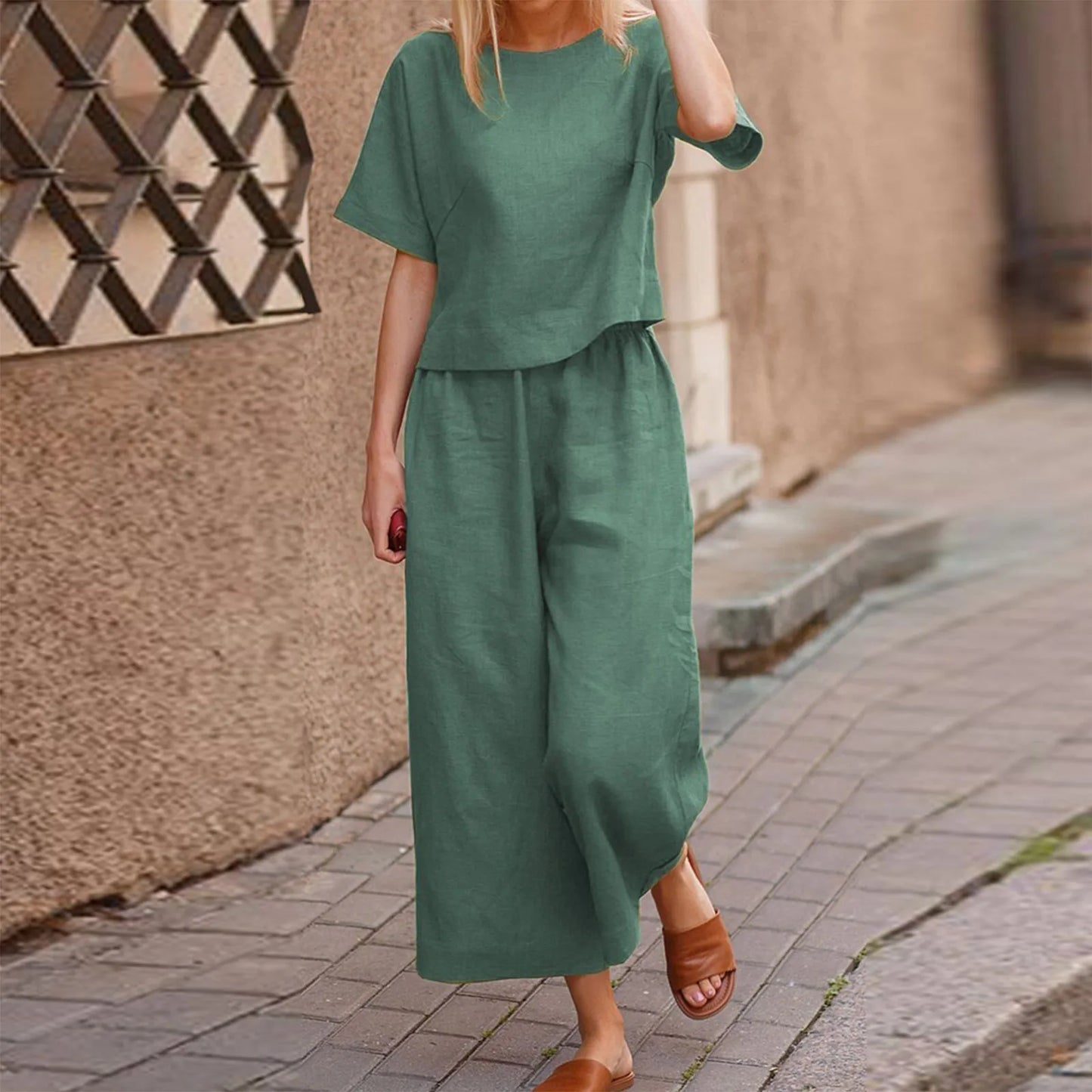 Merche Loose-set i enfärgad design