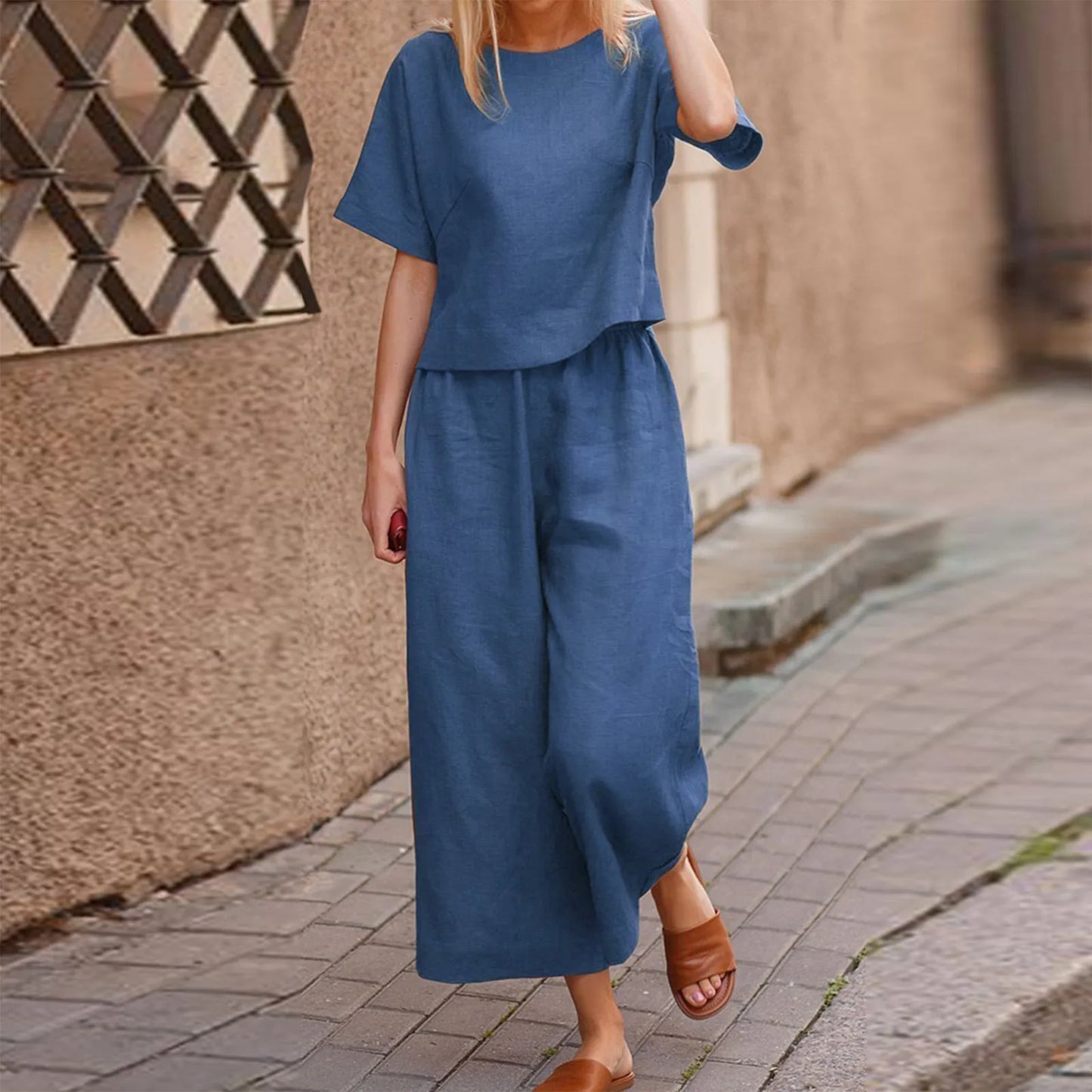 Merche Loose-set i enfärgad design