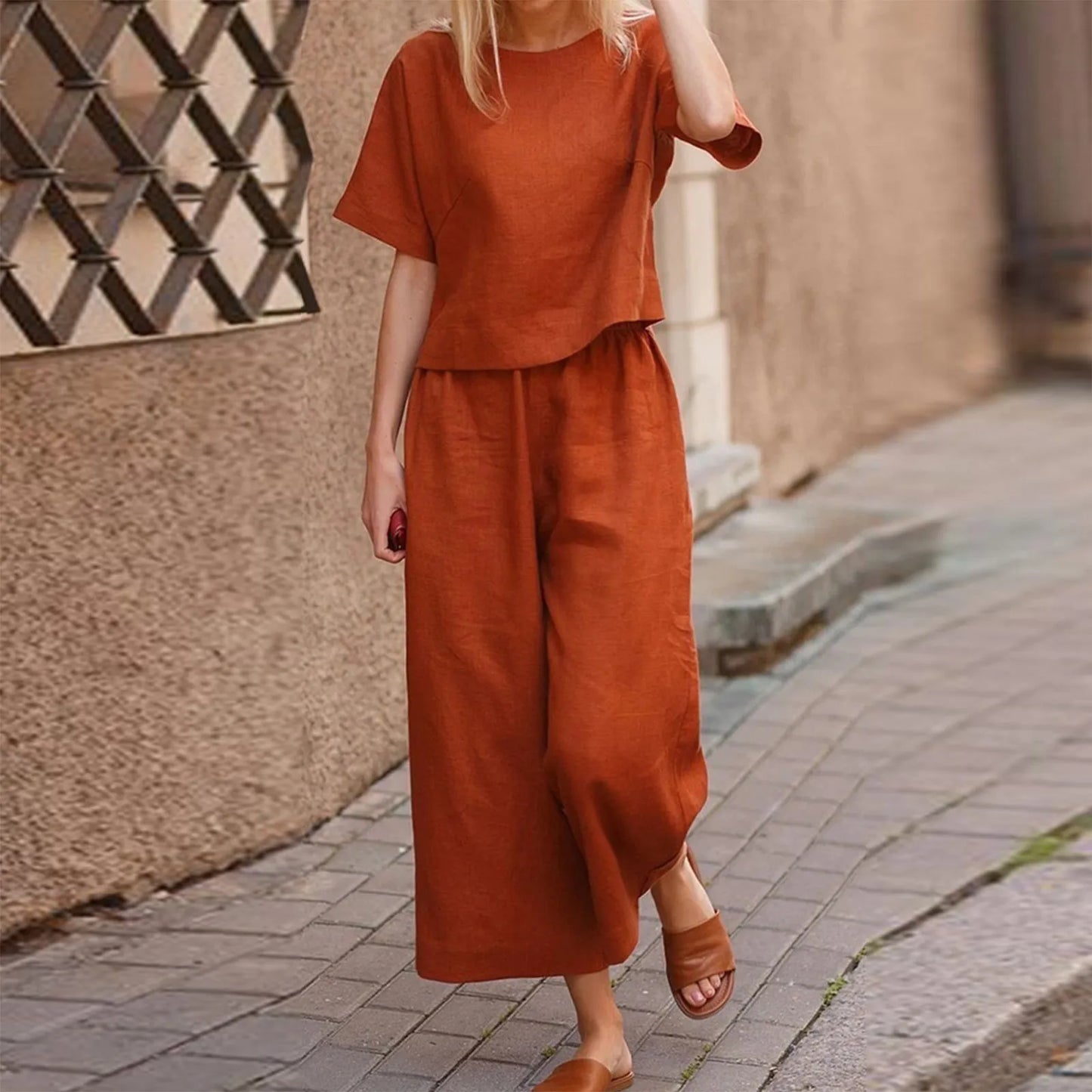Merche Loose-set i enfärgad design