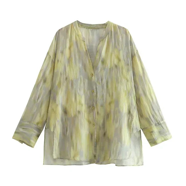 Merche Tie-Dye Patchwork, perfekt für einen nostalgischen Bohème-Look.