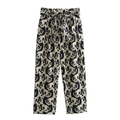 Merche Set mit Leopardenmuster für einen vielseitigen Look in diesem Sommer
