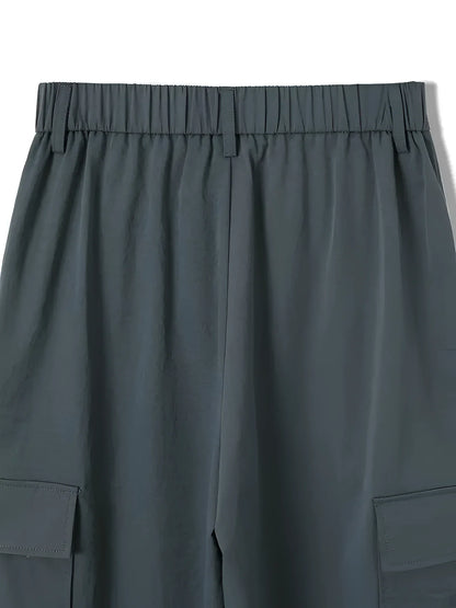 Merche High-Waist Cargo Hose Schwarz - Trendige Streetwear Hosen