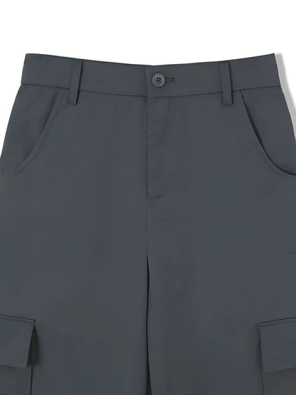 Merche High-Waist Cargo Hose Schwarz - Trendige Streetwear Hosen