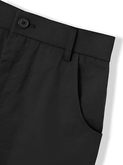 Merche High-Waist Cargo Hose Schwarz - Trendige Streetwear Hosen