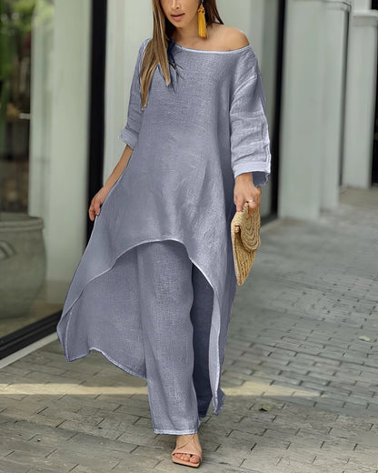 Merche Tunika & Weite Hosen - Neutrale Sommermode Nachhaltig