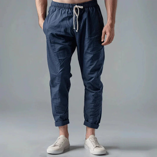 Merche Blue Herren Tapered Jogginghosen mit Kordelzug, Leicht & Atmungsaktiv