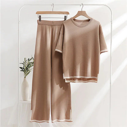 Merche Farbe Half Sleeve Set ideal für den Sommer Stil