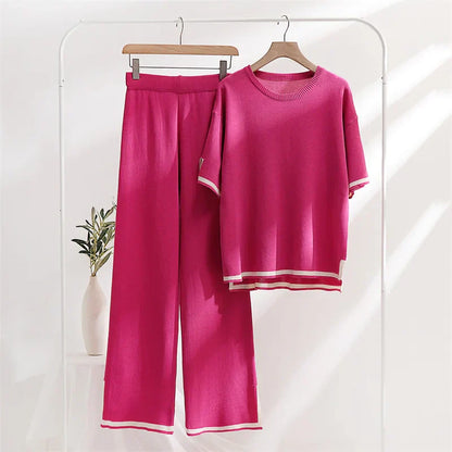 Merche Farbe Half Sleeve Set ideal für den Sommer Stil